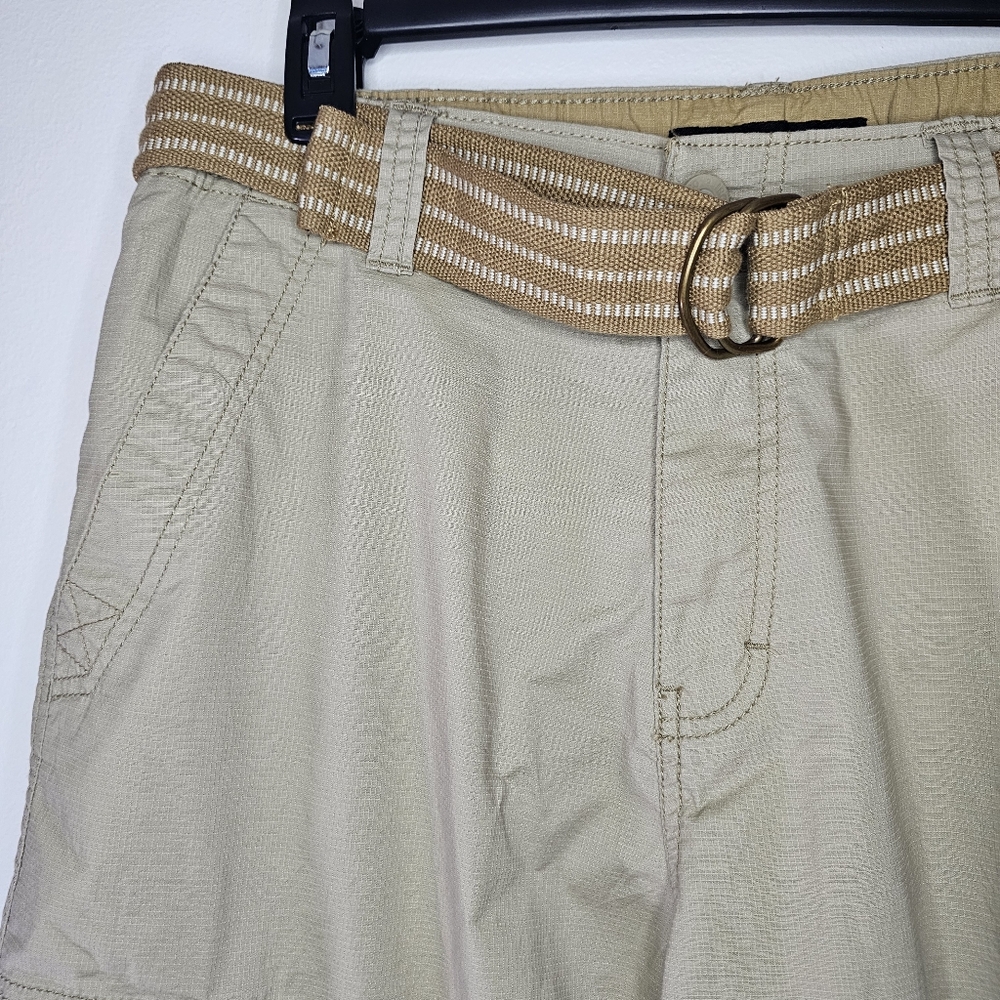 Iron Co Khaki Cargo Shorts Sz 32 - Picture 3 of 10